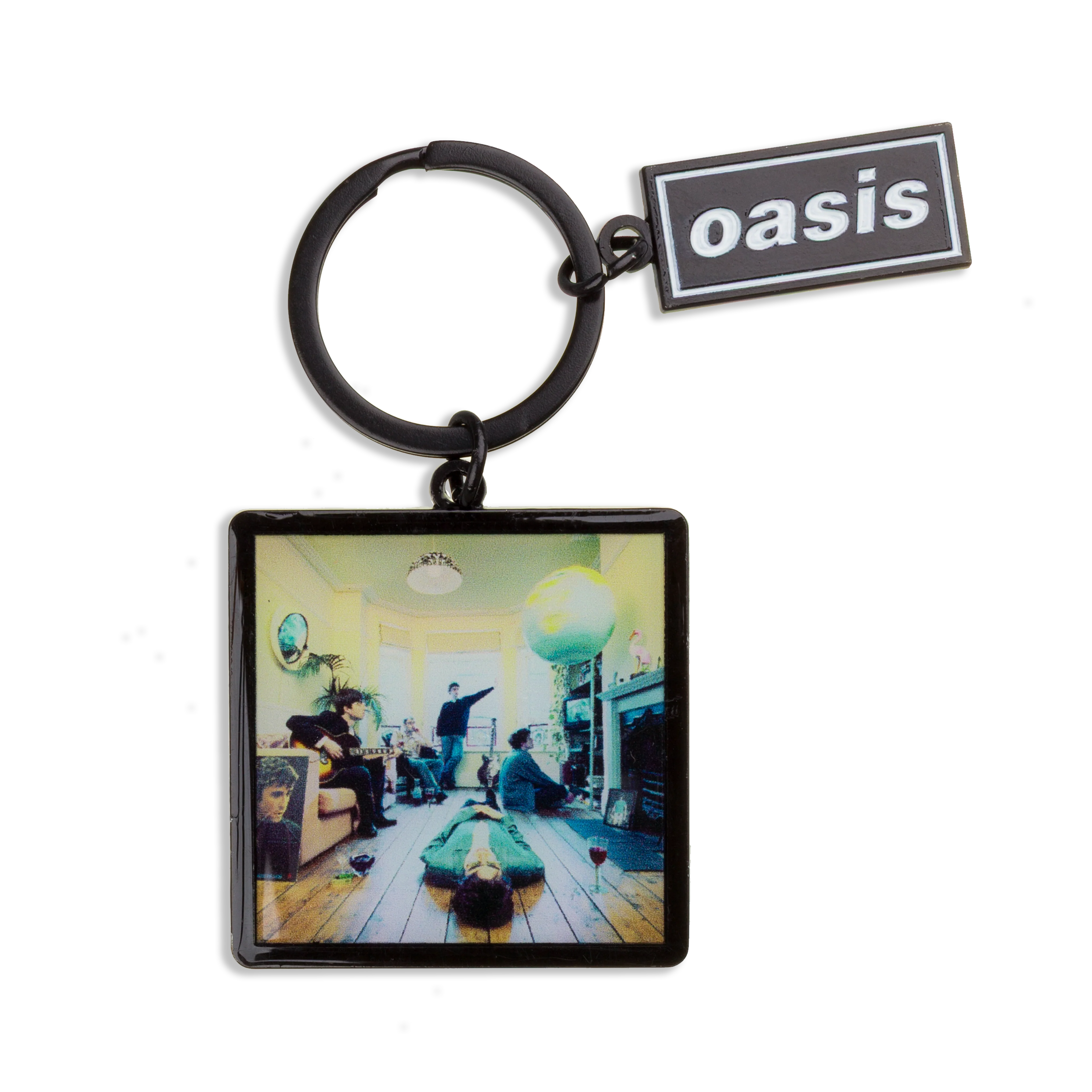 Definitely Maybe Album Decca Logo Keyring